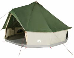 vidaXL 6 személyes zöld vízálló tipi családi sátor 94585