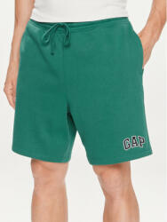 Gap Pantaloni scurți sport 866764-01 Verde Regular Fit