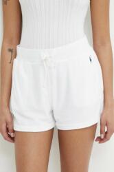 Ralph Lauren rövidnadrág női, fehér, sima, magas derekú, 211936222 - fehér M