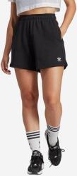 adidas Originals rövidnadrág női, fekete, sima, magas derekú - fekete 38