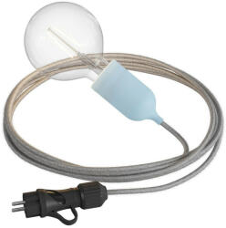  Eiva Snake Pastel, portable outdoor lamp, 5 m textile cable, IP65 waterproof lamp holder and plug - allights - 27 350 Ft