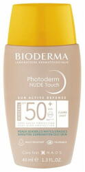 BIODERMA Tonizáló fluid vegyes és zsíros bőrre Photoderm Nude Touch Mineral SPF 50+ (Fluid) 40 ml (Árnyalat Gold)