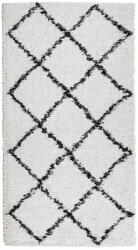 vidaXL PAMPLONA krém és fekete bolyhos modern szőnyeg 60 x 110 cm 375360