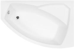 Besco Cada baie asimetrica cu sezut, acril, 140 x 90 cm, orientare dreapta, Besco Rima (WAR-140-NP)