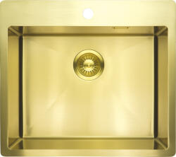 Deante Chiuveta bucatarie inox Deante Olfato, 55x50 cm, auriu periat (ZPO_R10B) Chiuveta