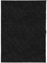 vidaXL PAMPLONA fekete magas szálú bolyhos modern szőnyeg 240 x 340 cm 375285