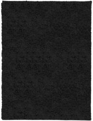 vidaXL PAMPLONA fekete magas szálú bolyhos modern szőnyeg 300 x 400 cm 375286
