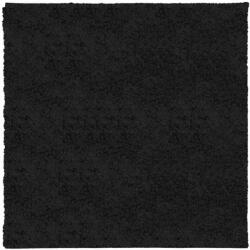 vidaXL PAMPLONA fekete magas szálú bolyhos modern szőnyeg 160 x 160 cm 375280