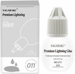 Nagaraku Adeziv Nagaraku Premium Lightning Glue 5ml pentru extensii gene, uscare 0.5 sec, rezistenta 60 zile (NKAPLG_NO011)