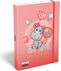 Lizzy Card Tiny Hippo vízilovas füzetbox - A4 - Lizzy Card (LIZ-24128263)