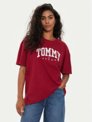 Tommy Jeans Tricou Varsity DW0DW18403 Roșu Oversize