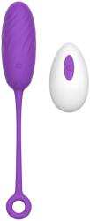 Guilty Toys Ou Vibrator Pearl Love Egg, 10 Moduri Vibratii, Remote Control, Silicon, USB, Violet, 19.5 cm, Guilty Toys, Sexxify