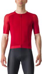 Castelli - tricou ciclism cu maneca scurta pentru barbati Aero Race 7.0 - rosu intens rich (CAS-4524005-645)