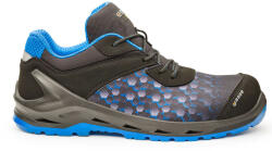 Portwest Pantofi de protectie ESD impermeabili cu bombeu compozit subtire, talpa antioboseala - Base I-Robox S3 - gri/albastru, 37 (B1208GCR37)