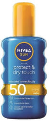 Spray pentru protectie solara SPF 50 Protect & Dry Touch, 200 ml, Nivea Sun