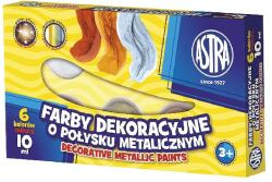 Astra Dekorfesték ASTRA metál színek 6 db/készlet - papiriroszerplaza