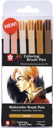 Royal Talens Sakura Koi Brush Pen ecsetfilc készlet 6 db Portrait (POXBR6E)