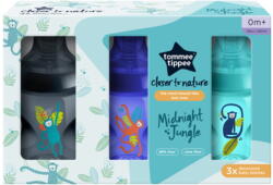Tommee Tippee Closer to Nature Midnight Jungle 3x260 ml kék