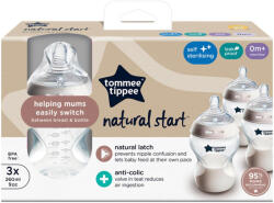 Tommee Tippee Closer to Nature Natural Start 3x260 ml
