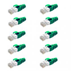 It Fast Oqs Set 10 mufe RJ45, Cat. 6 cu manson, Verde (ITFAST23)