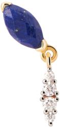 PDPAOLA Cercel single placat cu aur Lapis Lazuli Vanila PG01-065-U