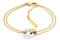 Calvin Klein Brățară bicoloră dublă din oțel Duality 35000632