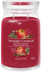 Yankee Candle Lumânare aromatica Signature sticla mare Red Apple Wreath 567 g