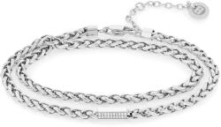 Tommy Hilfiger Brățară elegantă dublă din oțel 2780875