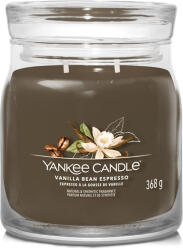 Yankee Candle Lumânare aromatică Signature sticlă medie Vanilla Bean Espresso 368 g