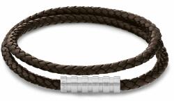 Calvin Klein Brățară din piele pentru bărbați la modă Braided 35000094