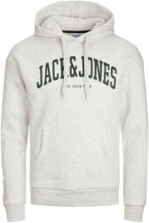 JACK & JONES Hanorac pentru bărbați JJEJOSH Relaxed Fit 12236513 White Melange XL