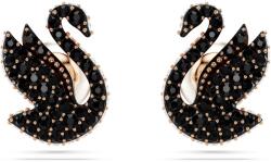 Swarovski Cercei emblematici cu cristale negre Swan 5684608