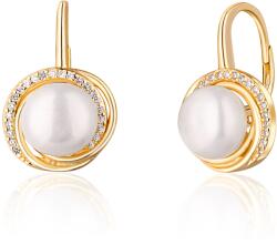 JwL Luxury Pearls Cercei de lux placați cu aur galben cu perle de râu JL0768