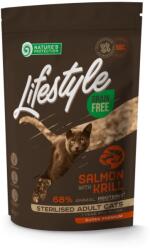 Nature's Protection Natures Protection Lifestyle Grain Free Adult Cat Sterilised Salmon with Krill, 1.5 kg