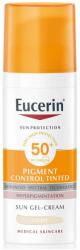 Eucerin Cremă-gel de față tonifianta protectoare SPF 50+ Pigment Control Tinted (Sun Gel-Cream) 50 ml Light