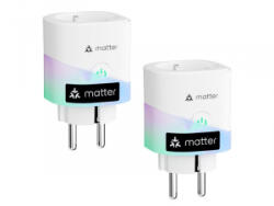 Meross Matter okos konnektor energiamérő funkcióval 2db (MSS315MAKIT-EU)
