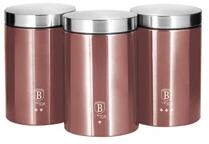 Berlinger Haus BH/6270 Metallic Line Rose Collection 3 részes tároló szett (BH/6270) - bestbyte