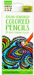 Crayola Crayola: Kétvégű színes ceruza hegyezővel - 12 darabos (68-6812)