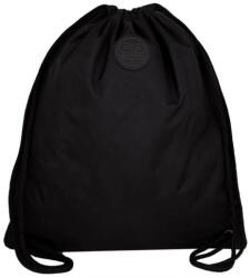 COOLPACK - Black Collection - Fekete zsinóros hátizsák, tornazsák (64884PTR)