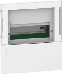 Schneider Electric Schneider kiselosztó süllyesztett 1soros, 8 modulos átlátszó ajtóval IP40 PE/N sínnel RESI9 MP (MIP22108S) (MIP22108S)