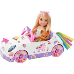 Mattel Mattel Barbie Chelsea baba unikornis kabriója (GXT41) - jatekbirodalom