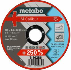 Metabo Accesorii - Disc de tăiere pentru oțel inoxidabil/oțel M-Calibur 125 x 1, 6 x 22, 23 mm 616286000 (616286000) Disc de taiere