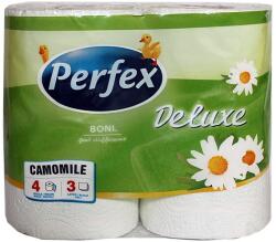 Perfex Toalettpapír PERFEX Deluxe 3 rétegű 4 tekercses kamilla HT10459 (HT10459)