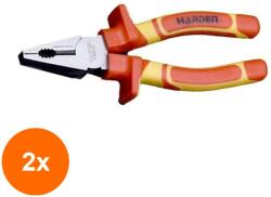 HARDEN Set 2 x Cleste Combinat, VDE, Industrial, Harden, 200 mm (COR-2xZH800138) Cleste