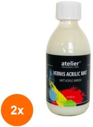 Atelier Set 2 x Vernis Acrilic Mat Atelier, 250 ml (CUL-2xAT671250)