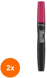 Rimmel Set 2 x Ruj Lichid Rimmel Lasting Finish Provocalips, 310 Pouting Pink, 3.9 g (ROC-2xMAGT1006681TS)