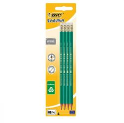 BIC Creioane Grafit Bic Evolution, cu Radiera, Blister 4 Bucati (MAG1014814TS)