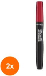 Rimmel Set 2 x Ruj Lichid Rimmel Lasting Finish Provocalips, 740 Caught Red Lipped, 3.9 g (ROC-2xMAG1012123TS)