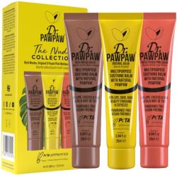 Dr. Pawpaw Set - Balsamuri pentru buze și obrajii, Original, Rich Mocha & Peach Pink, 3 x 25 ml (2801259)