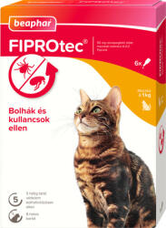 Beaphar FIPROtec spot-on macskáknak (6 pipetta x 0.5 ml)